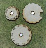 Wound Dial, 0-99 - Set of Five