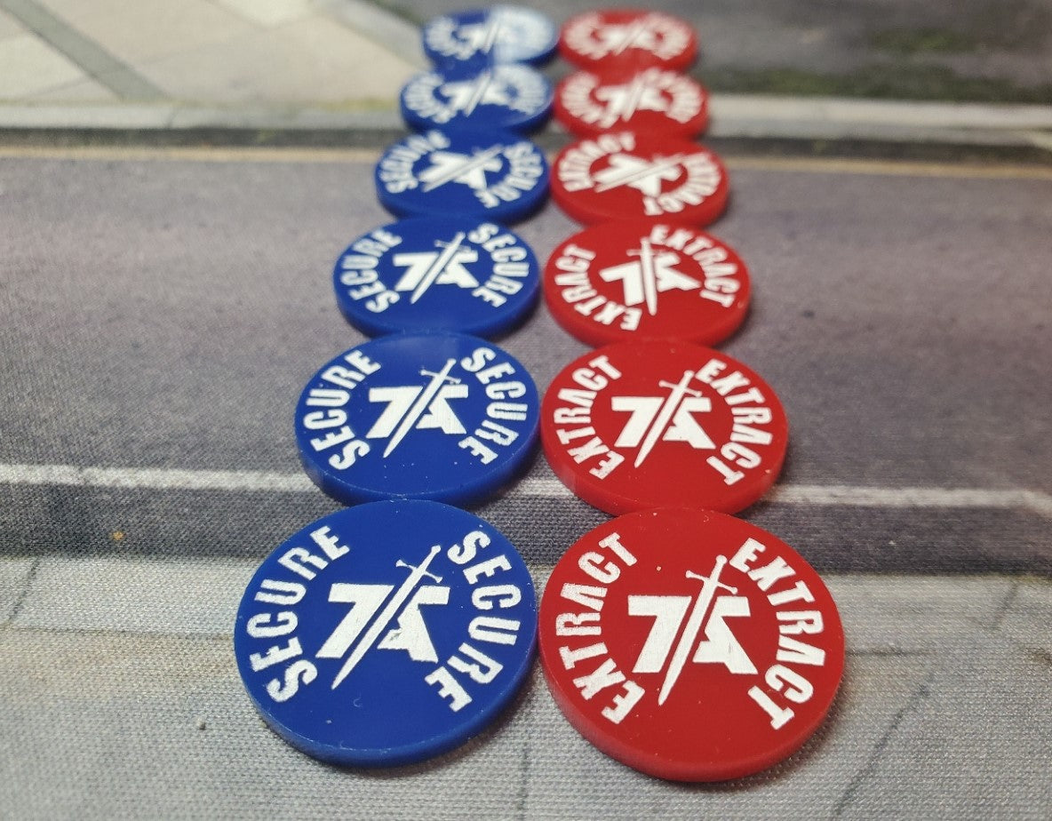 Marvel: Crisis Protocol Compatible - Objective Tokens
