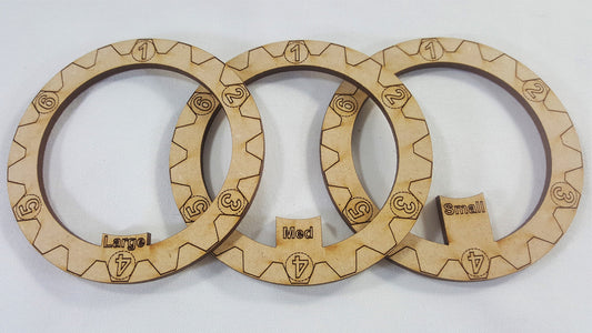 3" Smoke Ring w/ Direction Marks