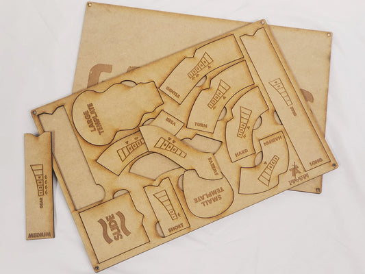 Gaslands Templates & Tray