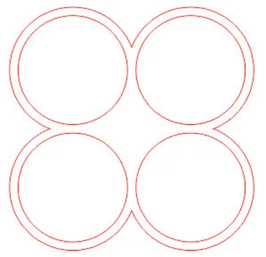 Movement Tray - 4 Unit, Squared